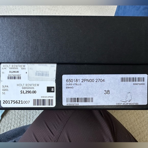 Saint Laurent West 45 Booties in Ebano - Picture 3 of 12